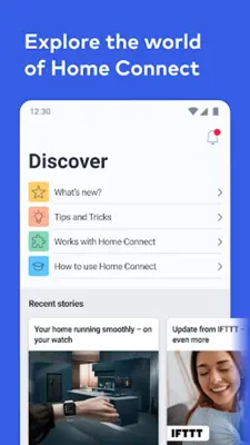 Home Connect android App screenshot 0